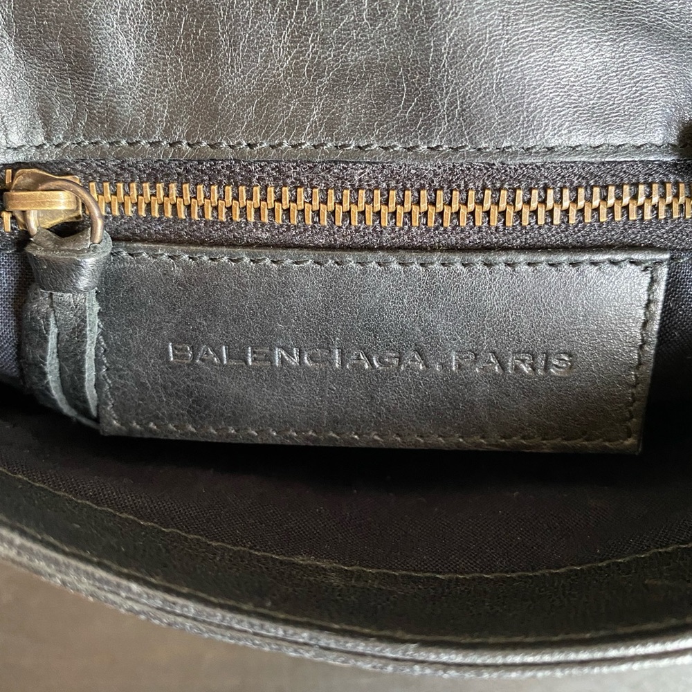 EUC Balenciaga Arena Clutch Pouch Anthracite - Picture 9 of 11
